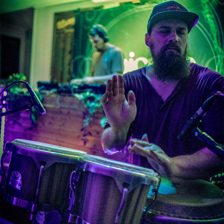 Epicure Ecstatic Dance Drummer